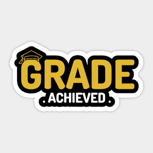 Grade achieved Sticker